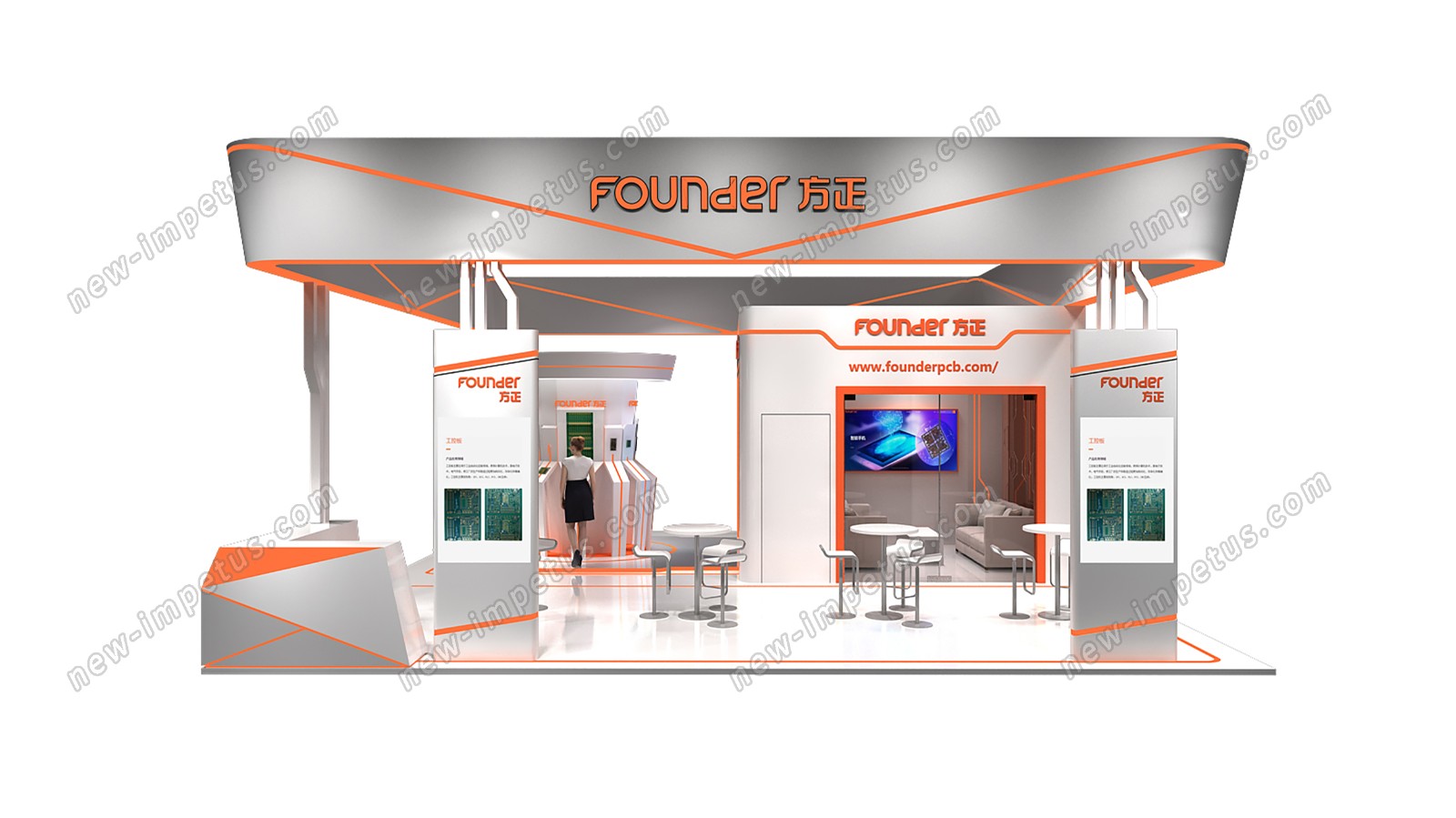 founder方正展臺設(shè)計(jì)搭建(圖2)