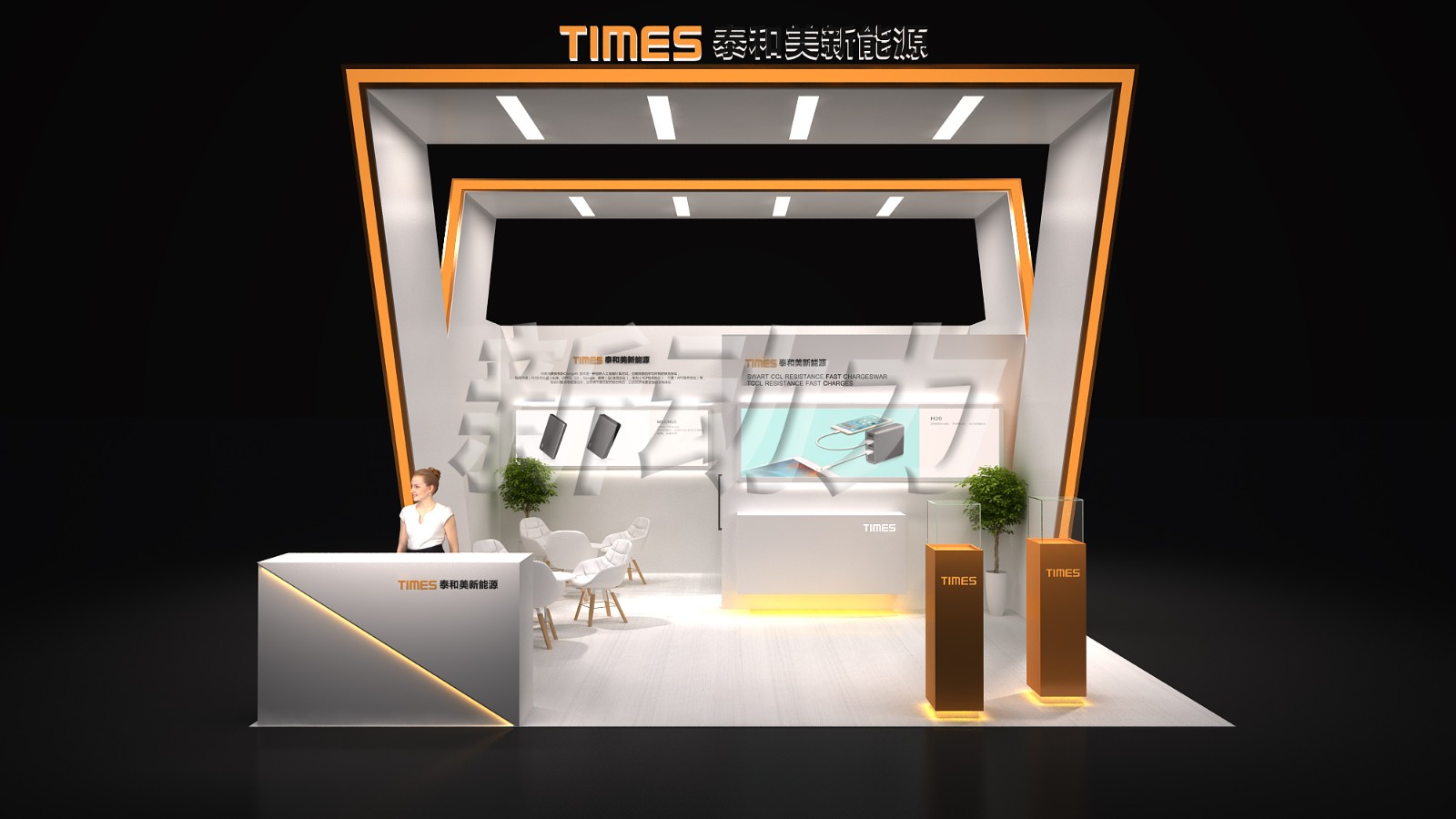 圖騰機柜機械展展臺設(shè)計搭建(圖3)