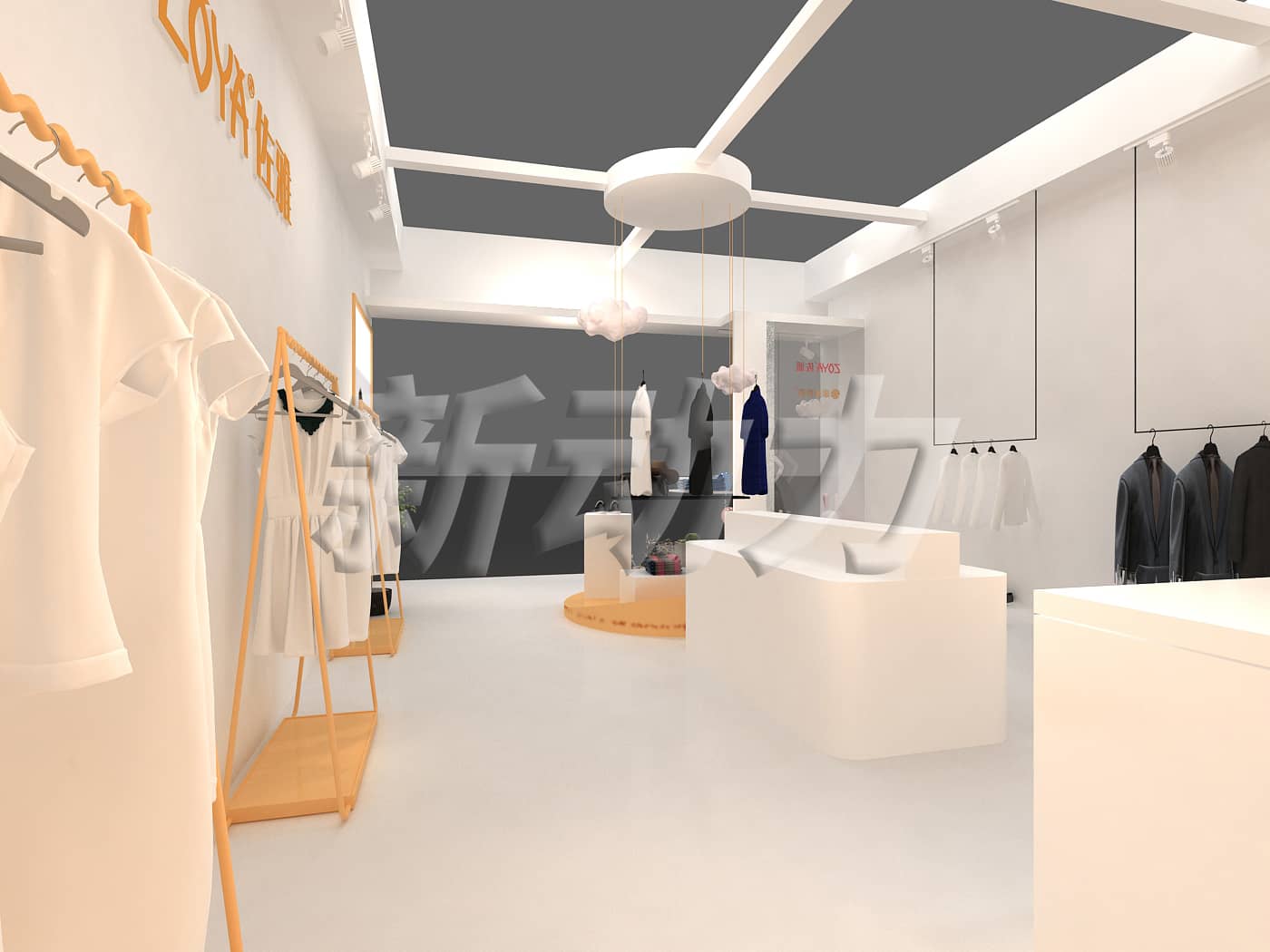 佐雅服裝展展臺(tái)設(shè)計(jì)搭建(圖2)
