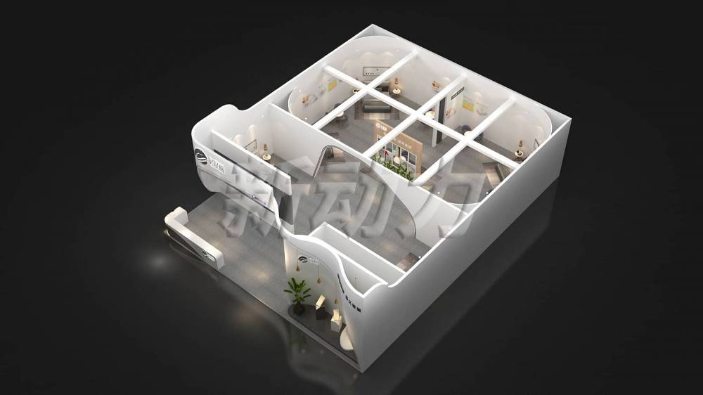 東莞家具展好舒福展臺設(shè)計搭建(圖5)