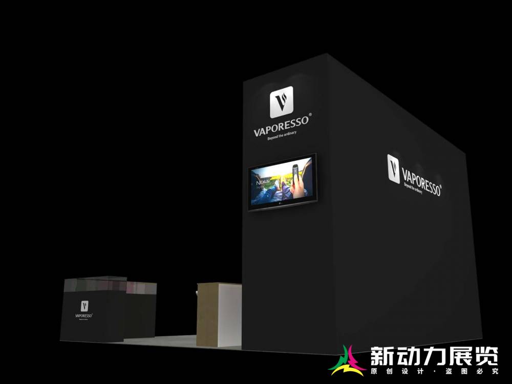 德國(guó)斯圖加特電子煙展（The Hall of Vape）麥克韋爾展臺(tái)搭建設(shè)計(jì)(圖3)