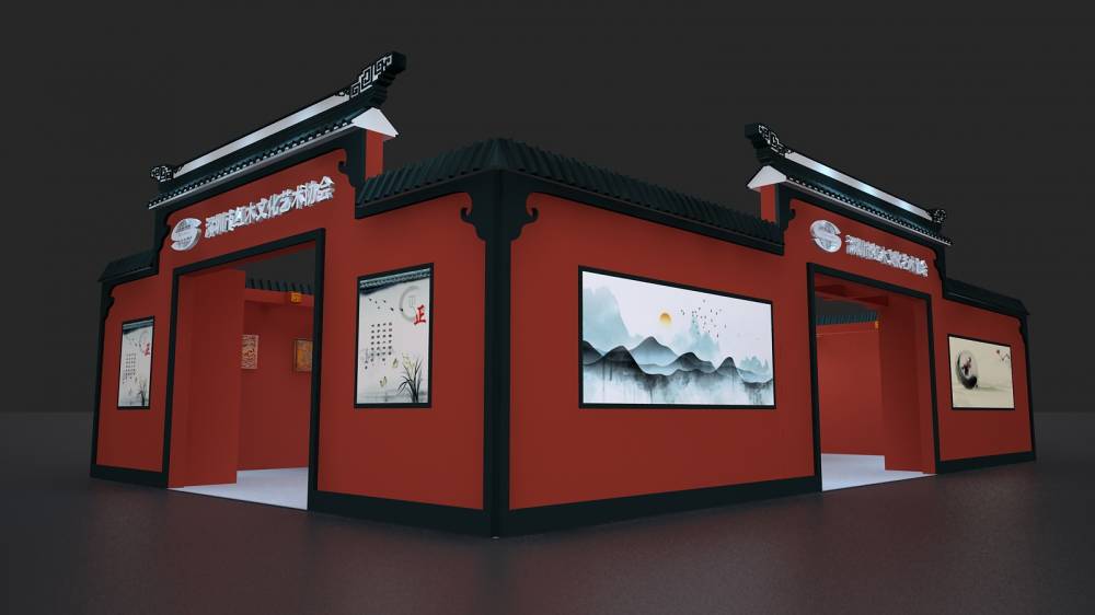 北京紅木展展臺設計制作搭建-深圳紅木文化藝術協(xié)會(圖4)